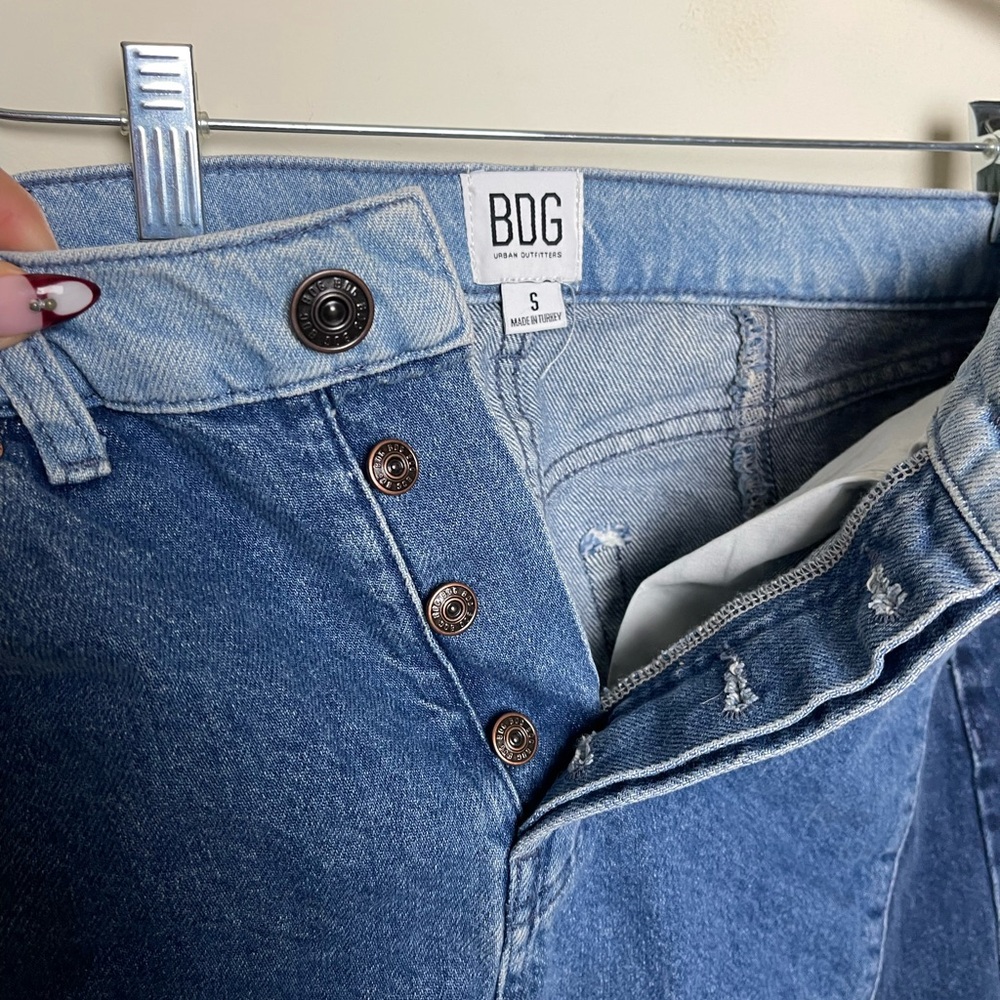 BDG Blue Denim Mini Skirt - Picture 7 of 7